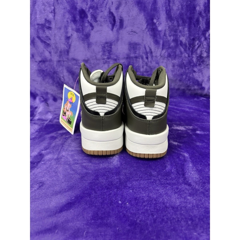🫒 Nike Dunk High Up Rebel Cargo Khaki 2021 - SZ 8 Womens / 6.5 Mens - Picture 4 of 7